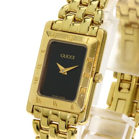 ladies gold gucci watch ebay|Gucci ladies watch with diamonds.